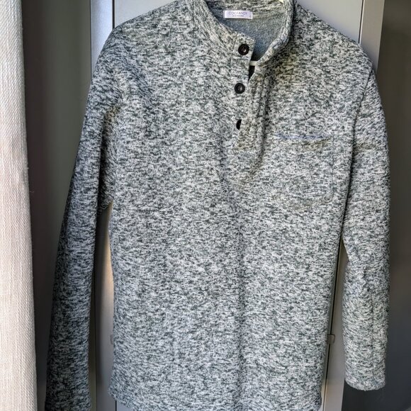 Unisex Coofandy Fleece pullover green heather - Picture 2 of 5